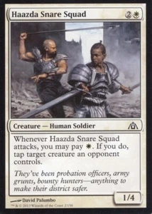 2X HAAZDA SNARE SQUAD 2/156 DRAGON'S LAZE MTG MAGIC MP X2 - Imagen 1 de 1