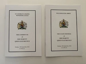 Official Queen Elizabeth II Funeral Order of Service + The Committal Ceremony - Picture 1 of 5