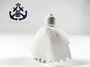 LEGO CHIMA Minifigur weiß Cape Stoff spitze Kanten 12857 für Windra, Worriz - Bild 1 von 2