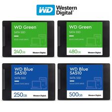 SSD 120GB 240GB 250G 500G 1T WD Green Blue Internal Solid State Drive NVMe 2.5''