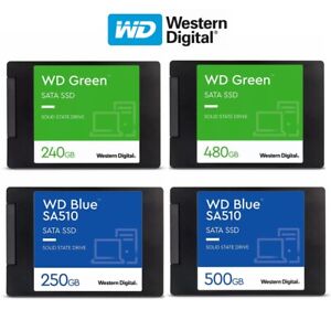 SSD 120GB 240GB 250G 500G 1T WD Green Blue Internal Solid State Drive NVMe 2.5''