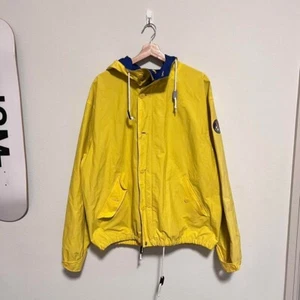 Vintage Polo Ralph Lauren OG Cookie Nylon Windbreaker Rain Jacket Mens Size L - Picture 1 of 8