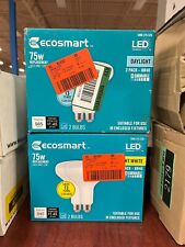 Ecosmart 75w BR40 Bright White Dimmable Light Bulbs 2pack 1006 215 326