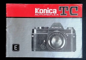 Original Camera Instructions/Manual: Konica Autoreflex TC - Picture 1 of 2