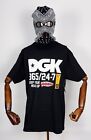 DGK Skateboards t-shirt Tee Heads Up black IN S Dirty Ghetto Kids