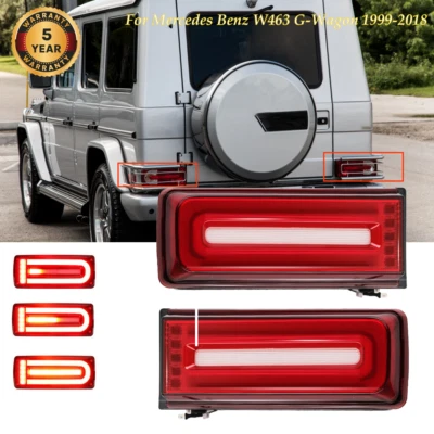 LED Tail Lights Taillights For 1999-2018 Mercedes Benz W463 G63AMG G550 G55 G500 - Image 1 of 4