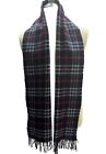 Genuine Burberry Vintage Pre-owned 100% Cashmere Scarf Navy Made In England