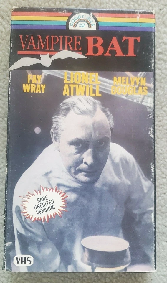 GOOD TIMES "VAMPIRE BAT" STARRING FAY WRAY/LIONEL ATWILL/MELVYN DOUGLAS RARE UNE - Image 1 of 1