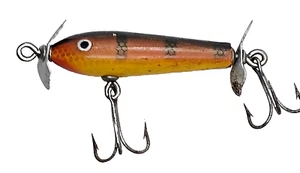 Shakespeare Midget Vintage Fishing Lures Wood Topwater 2.25" - Picture 1 of 5