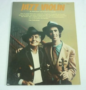 Jazz Violin by Matt Glaser and Stephane Gappelli Softcover Book 23F008 - Picture 1 of 7