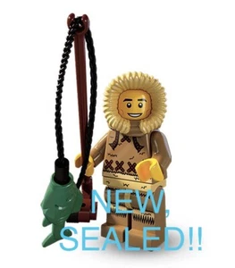 LEGO 8805 ESKIMO Collectible Minifigure Series 5 NIP SEALED COLLECTIBLE FISHING - Picture 1 of 2