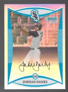 Jordan Danks 2008 Bowman Chrome Draft Prospects Refractors DP Card# BDPP-11 - Picture 1 of 4