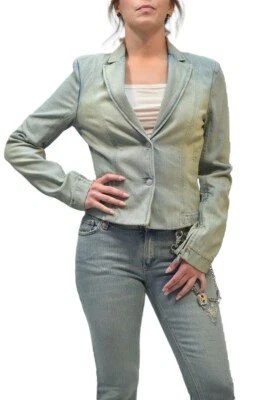 GIACCA 286 €-70% RICHMOND DONNA C1000/8347 BLU ult.mis.disp. 44/46 P/E. - Immagine 1 di 3