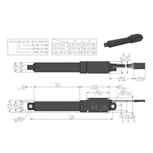 Hitec HLS12-30380-6V 30mm Stroke 380:1 Gear 5mm Lead Linear Servo - Picture 1 of 1
