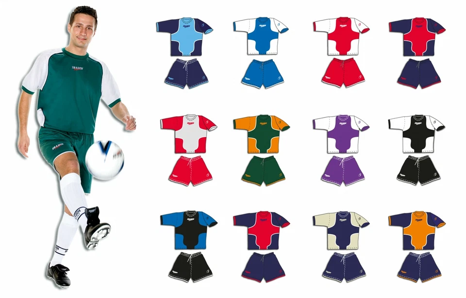 DRAGONSPORT Trikot-Set DUBAI Kurzarm