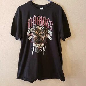 USMC Shirt Black 2XL US Marines Tee Gildan - Picture 1 of 4