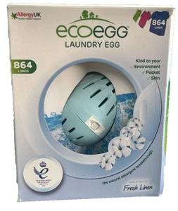 Ecoegg Laundry Egg - 864 Washes - Fresh Linen - Natural Detergent - Picture 1 of 3