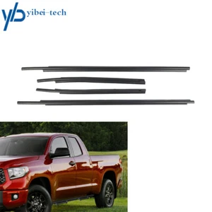 For 2007-2020 Toyota Tundra Door 4Pcs Belt Molding Weatherstrip (DOUBLE CAB) - Picture 1 of 7