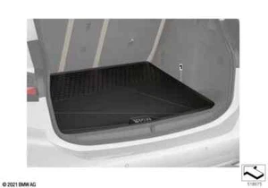 NEW BMW 2 SERIES U06 ALL WEATHER RUBBER REAR LUGGAGE BOOT MAT 51475A49B64 - Picture 1 of 3