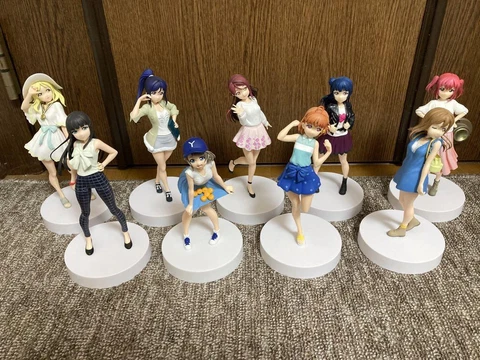Love Live Goods Figure Aqours Complete Set Lot of 9 [V000 Cover