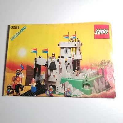 LEGO LEGOLAND King's Mountain Fortress 6081 Instrustions Booklet Castle Knights - Image 1 of 4