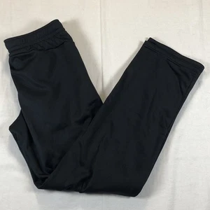 Under Armor Boys Black Coldgear Joggers With White Logo Size Youth Large Pockets - Picture 1 of 15