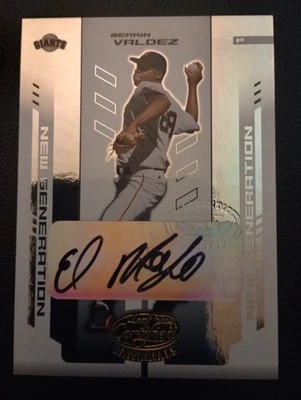 2004 Leaf Certified Materials Merkin Valdez AUTOGRAPH Giants 200/500 - Image 1 of 2