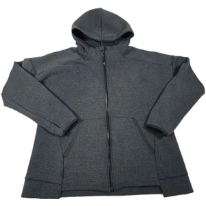 Champion Hoodie Mens 2XL Gray Full Zip Sweatshirt Athletic Authentic Pullover - Picture 1 of 7