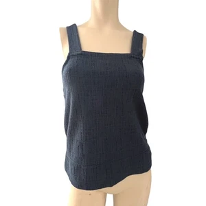Madewell Tank Top Square Neck Sleeveless Casual Blue XS Summer Y2K Vacation - Picture 1 of 7