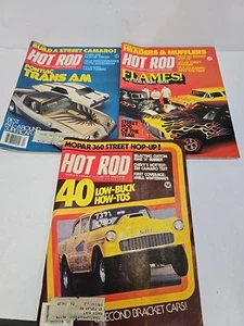 Hot Rod Magazine 1979 Lot Of 3 Partial Year February To April - Picture 1 of 4
