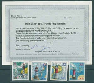 RDA 1975 Nº 2045-47+2049PH MNH (228242) - Imagen 1 de 1