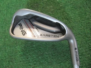 PING KARSTEN BLACK DOT 6 IRON, PING KS 401 REGULAR FLEX GRAPHITE SHAFT - Picture 1 of 17