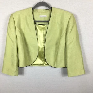Jacques Vert Jacket Lime Green UK 18 Wedding Guest Mother Of The Bride / Groom - Picture 1 of 10