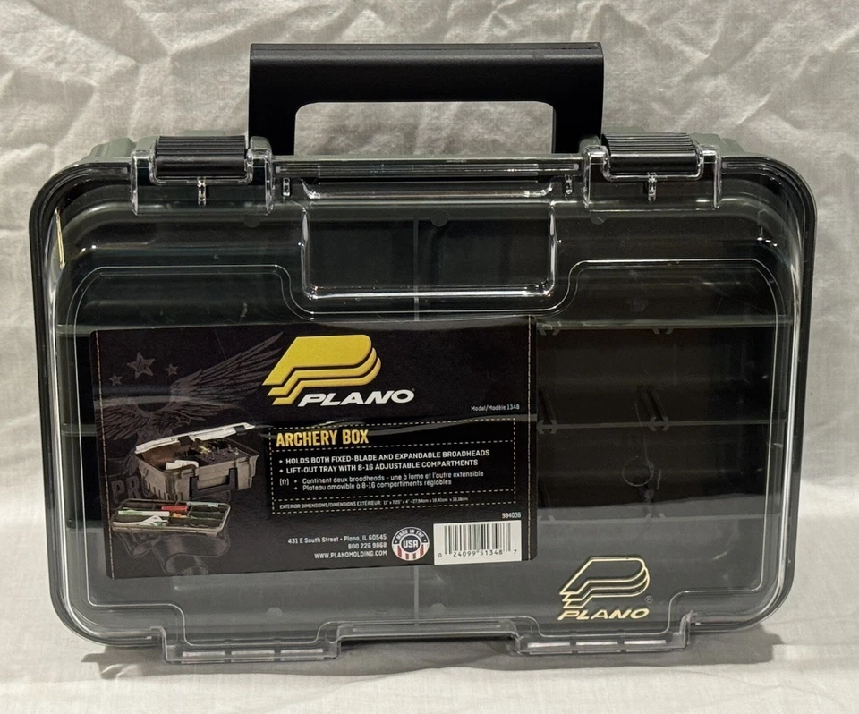 Nuevo Plano 1348 Tiro con Arco Caza Campo Accesorios Caja Camuflaje Verde Foto 1 de 4