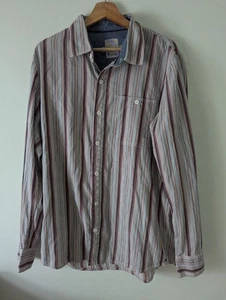Fat Face Men's Long Sleeve Shirt Size Large Striped - Picture 1 of 3