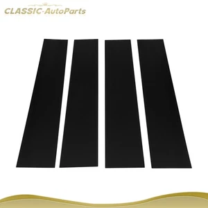 4pcs Glossy Piano Window Pillar Posts For Ford F150 Super Crew Cab 2004-2014 - Picture 1 of 7