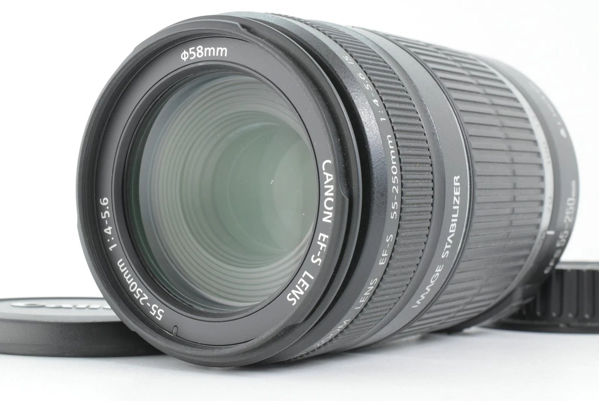 Canon EF-S 55-250mm Focal Camera Lenses for sale | eBay