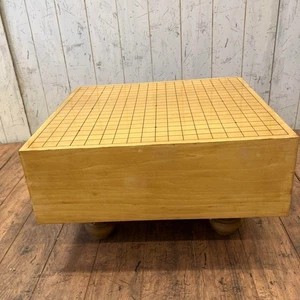 Japanese Go-Board Goban IGO Game With Legs Old Vintage Japan - Picture 1 of 10