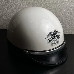 Vintage Police Oakland Motorcycle Helmet Super Seer - Picture 1 of 6