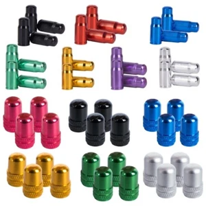 4pcs Bike Valves Caps Plastic Bikes Valves Caps Durability Bicycles Valves Caps - Picture 1 of 20