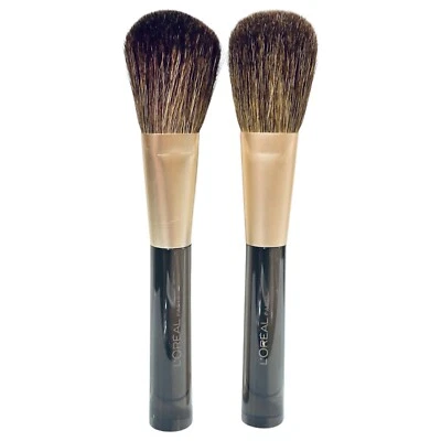 Cepillo en polvo para todo uso 100 % natural L'OREAL Makeup Artiste, lote de 2 Foto 1 de 3