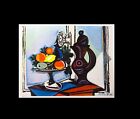 PABLO PICASSO Compote Dish & Pitcher Window Spanish Lithograph Plate Art Print