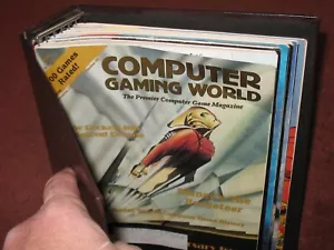 (6) issues of 1991-1992 Computer Gaming World Magazines Books ~With Binder!~Nice - Picture 1 of 9