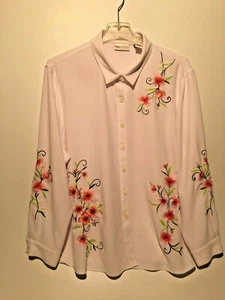 3x Draper's & Damons weiße Langarm Stretch Bluse - Bild 1 von 11