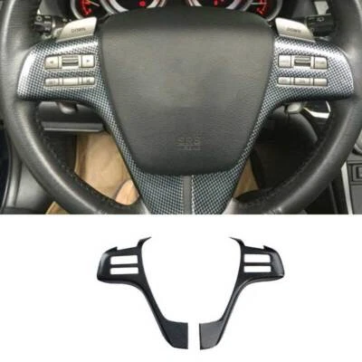 Tira de control del volante de fibra de carbono 2 piezas para Mazda 6 2009-2013 Foto 1 de 3