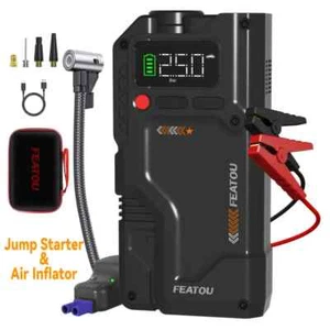 8000A Auto Starthilfe Jump Starter Ladegerät Powerbank mit 150PSI Luftkompressor - Bild 1 von 10