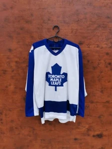 NHL TORONTO MAPLE LEAFS ICE HOCKEY SHIRT JERSEY CCM SIZE M - Picture 1 of 8