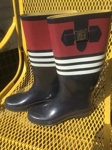 Tommy Hilfiger rubber rain boots women’s 6M - Picture 1 of 6
