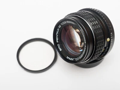 CLAed! Lente Fast Prime Asahi SMC Pentax-M 50 mm f/1,4 montura K, DSLR/sin espejo ok Foto 1 de 4