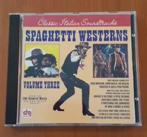 SPAGHETTI WESTERNS VOL.3▪︎ KLASSISCHE ITALIENISCHE SOUNDTRACKS (CD, DRG) Ausgezeichneter Zustand - Bild 1 von 13